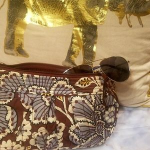 Small Blue+Brown Vera Bradley purse